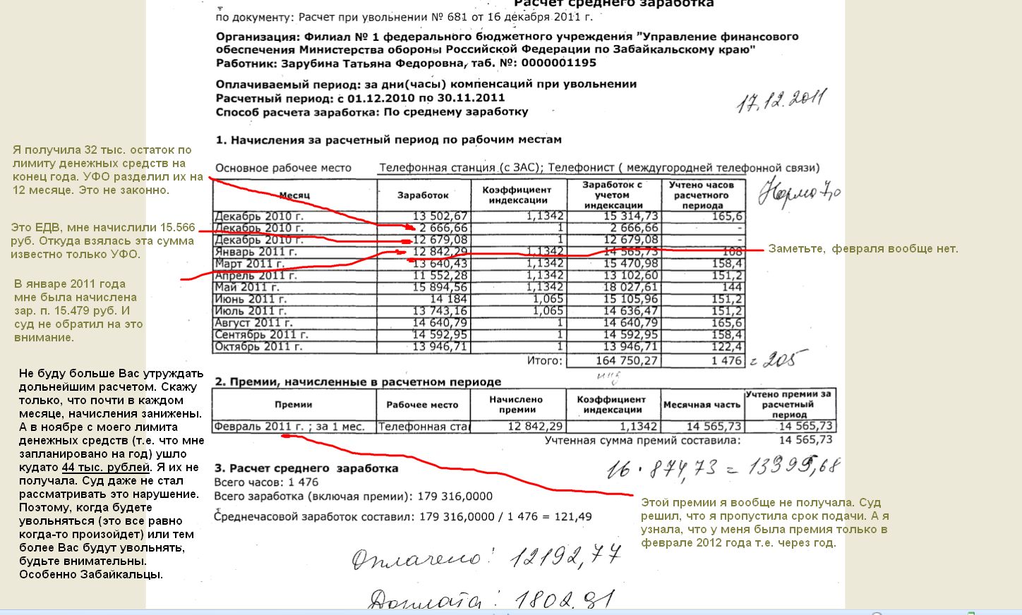 Компенсация за вынужденный прогул. Цикл статей по расчетам с работниками - Трудо